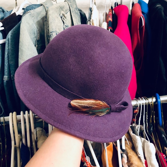 Vintage Accessories - Vintage Felt Hat